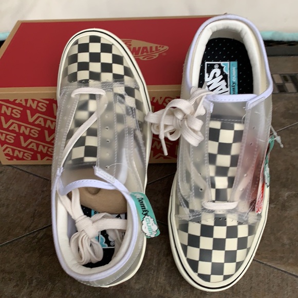 VANS COMFYCUSH SLIP-SK CHECKERBOARD BLACK/WHITE WM - Picture 7 of 13